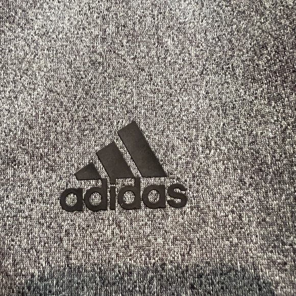 Adidas Medium Track Jacket Grey with Black Stripes - Picture 3 of 5